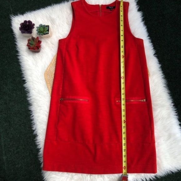 Madewell Sleeveless Zip Shift Dress - Picture 8 of 11